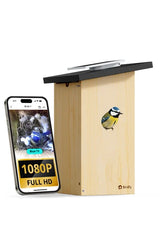 Nichoir connecté Ebony avec caméra IA Birdfy – Birdfy