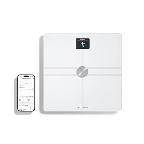 Body Comp White / Blanc - Balance connectée Wi-Fi  – Withings