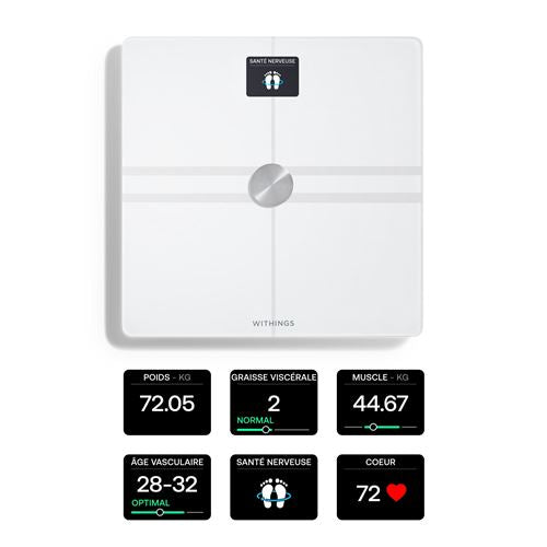 Body Comp White / Blanc - Balance connectée Wi-Fi  – Withings