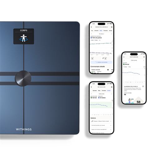 Body Comp Noir - Balance connectée Wi-Fi  – Withings