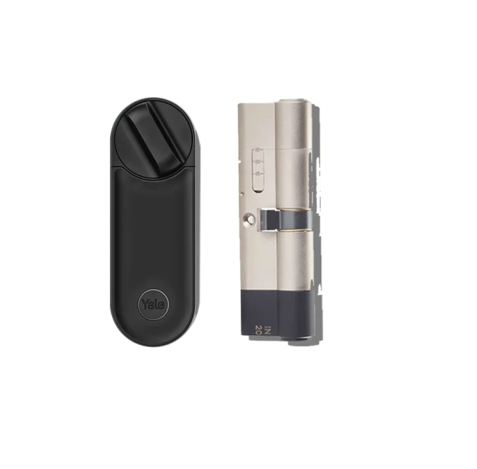 Serrure connectée Linus L2 Noir & Cylindre ajustable Linus - Yale