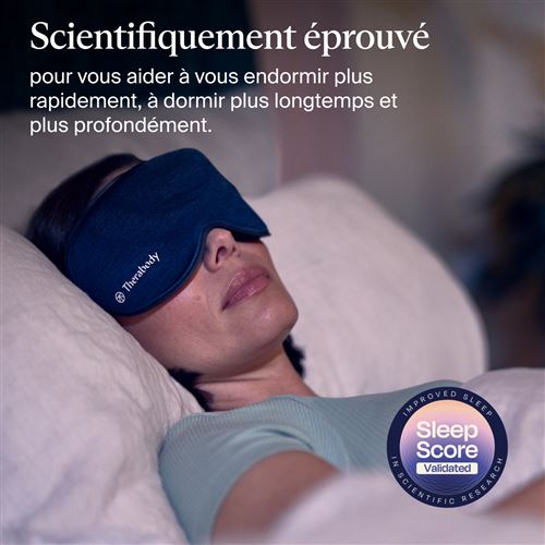 SleepMask EU/UK - Masque de sommeil connecté relaxation et occultation - Therabody