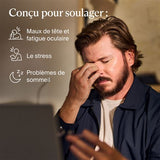 SmartGoggles 2.0 Black - Masque connecté relaxation yeux et sommeil - Therabody