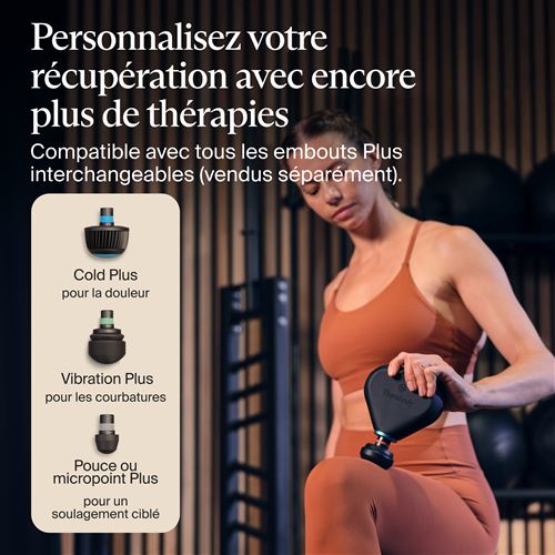 Theragun Mini Plus Noir - Pistolet de massage chauffant - Therabody