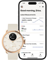 ScanWatch Light 37 mm Rose Gold - Montre connectée  – Withings