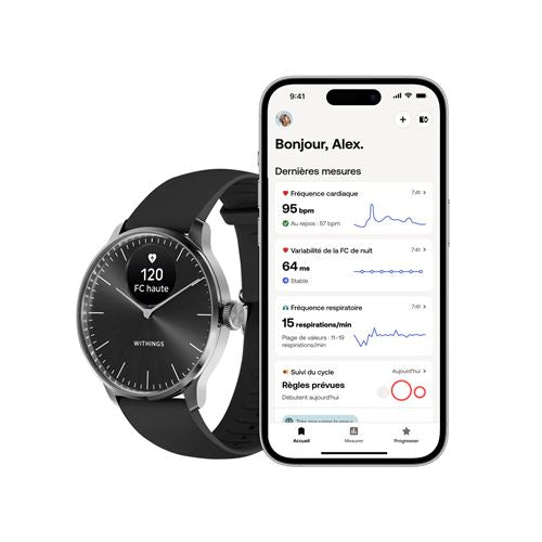 ScanWatch Light - 37 mm Noir - Montre connectée - Withings