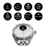 ScanWatch Nova Brilliant 39 mm Edition argent - Montre connectée - Withings