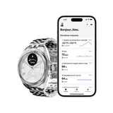 ScanWatch Nova Brilliant 39 mm Edition argent - Montre connectée - Withings