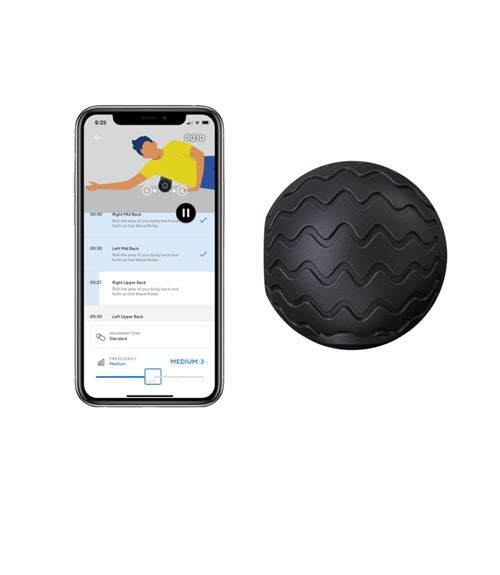 Wave Solo - Balle de massage vibrante récupération musculaire  – Therabody