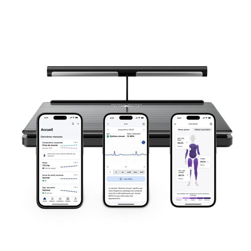 Body Scan Noir - Balance et Station de santé connectées Wi-Fi  – Withings