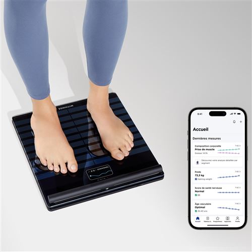 Body Scan Noir - Balance et Station de santé connectées Wi-Fi  – Withings