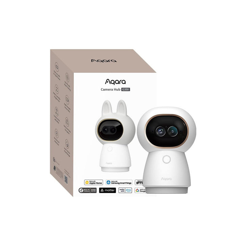 Caméra connectée intérieure 4K double objectif Zigbee Matter Camera Hub G350 – Aqara