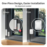 Capteur multi-états porte fenêtre Zigbee Matter Thread P100 Blanc – Aqara