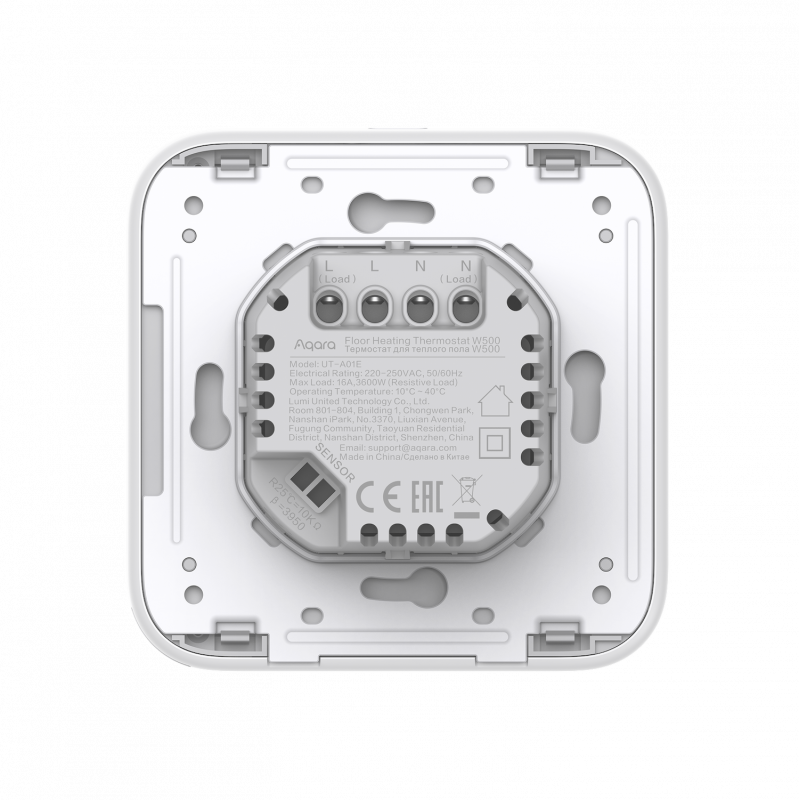 Thermostat intelligent pour chauffage au sol W500 – Zigbee 3.0 & Thread – Aqara