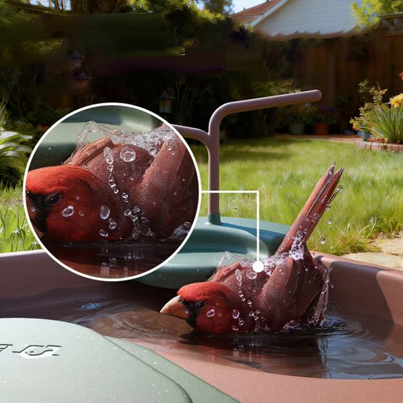 Bain d’oiseaux connecté solaire avec caméra IA Birdfy Jolly View – Birdfy