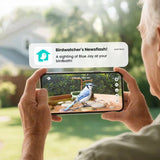 Bain d’oiseaux connecté solaire avec caméra IA Birdfy Jolly View – Birdfy