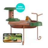 Bain d’oiseaux connecté solaire avec caméra IA Birdfy Jolly View – Birdfy