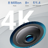 Caméra de surveillance extérieure autonome 4K
