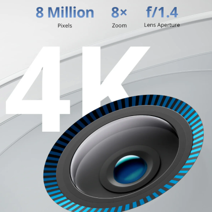 Caméra de surveillance extérieure autonome 4K