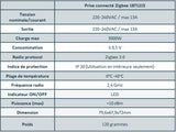 Prise connectée Zigbee capteur de consommation électrique - Somfy