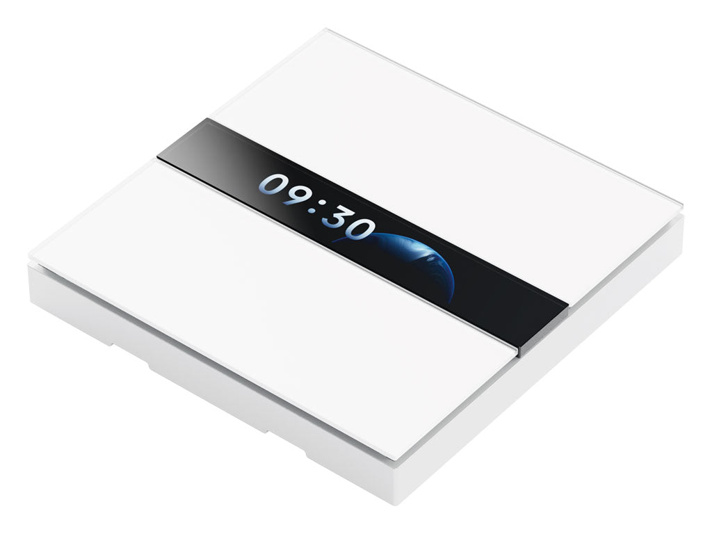 Interrupteur intelligent 2 canaux avec écran Zigbee 3.0/Matter - Display Switch V1EU - Aqara