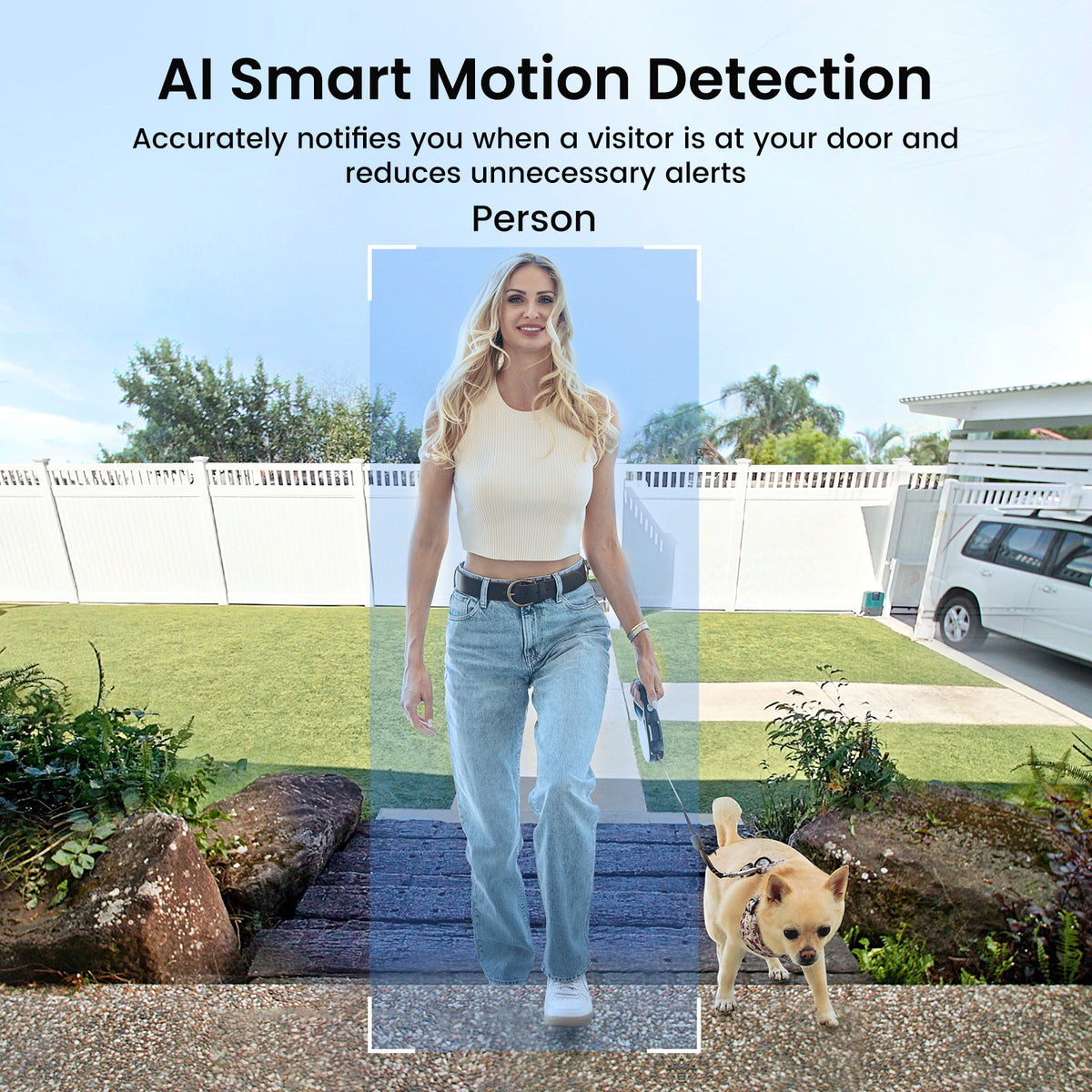 Détection humaine – Video Doorbell SE Aosu