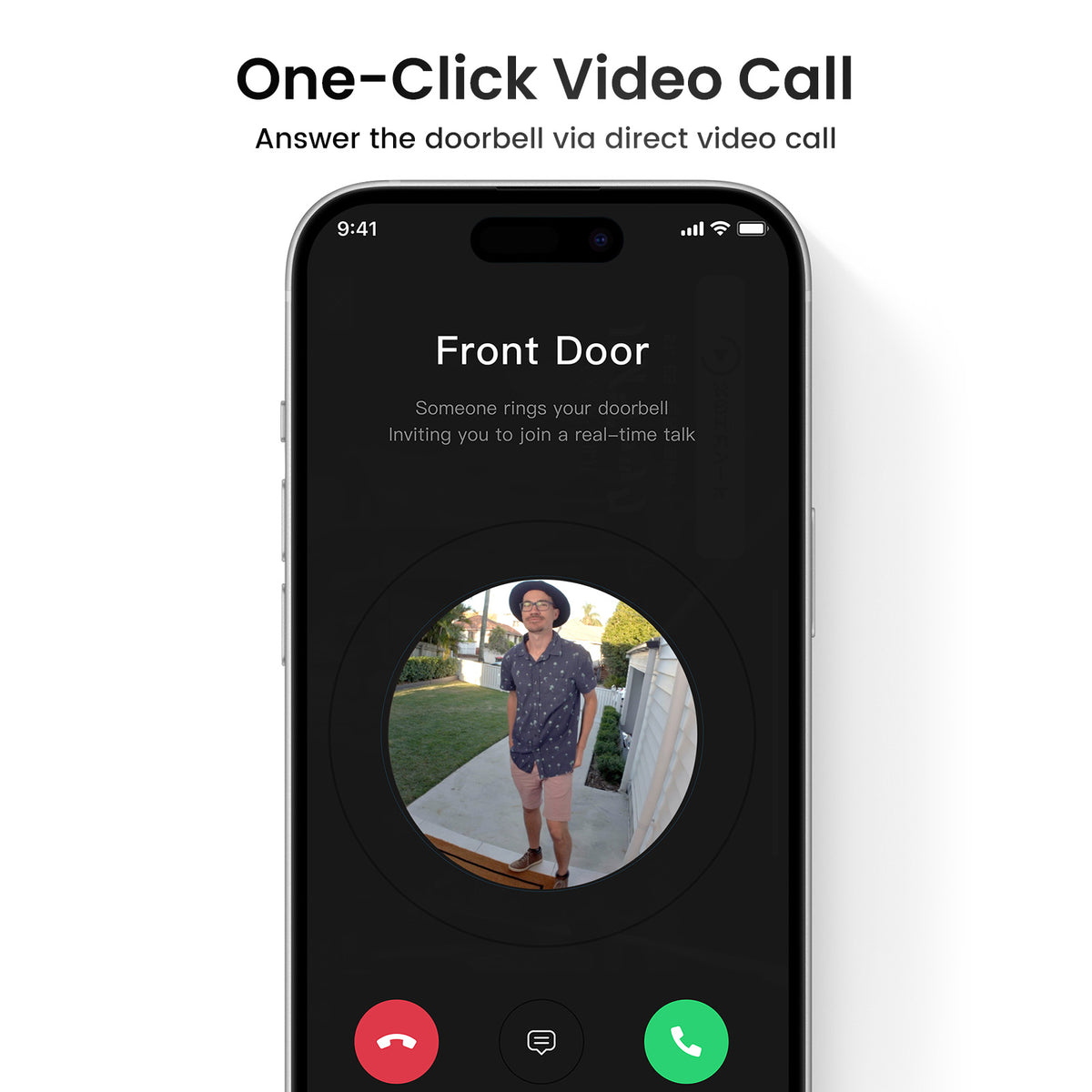 Appel vidéo en un clic – Video Doorbell SE Aosu