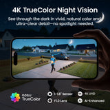 Vision nocturne couleur TrueColor – SolarCam T2 Ultra Aosu