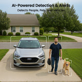 Détection IA personnes, véhicules, animaux – SolarCam P1 Max Aosu