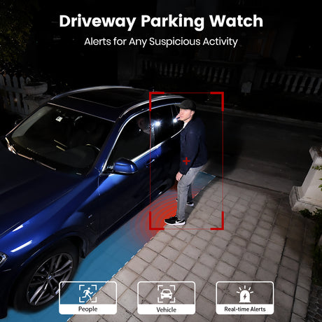 Surveillance de zone de stationnement – SolarCam D1 Max Aosu
