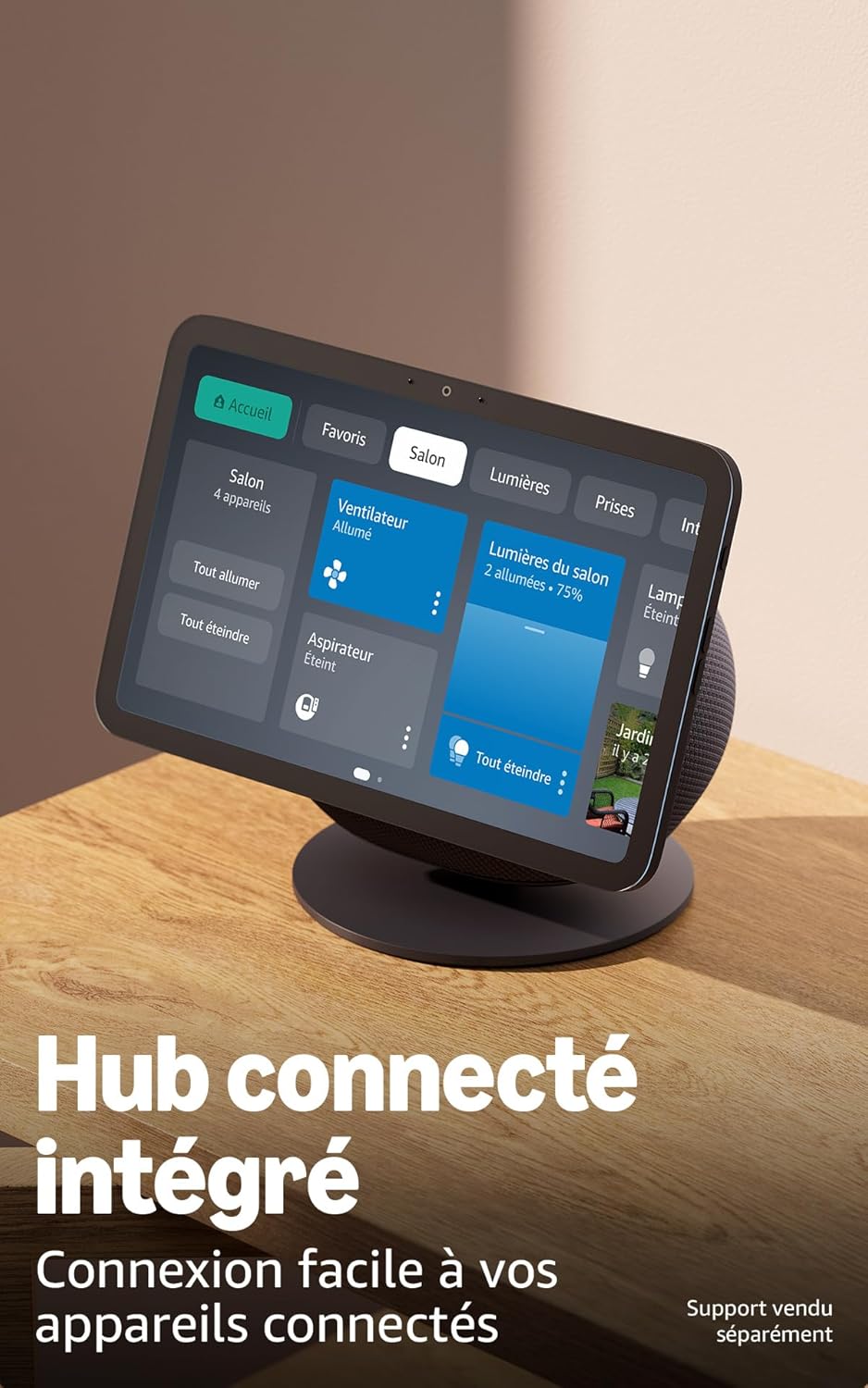 Echo Show 8 (Modèle 2025) – Blanc – Amazon