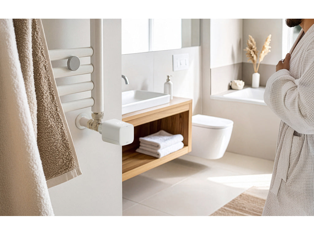 Tête thermostatique connectée Matter Eve Thermo (5ᵉ génération) – Eve