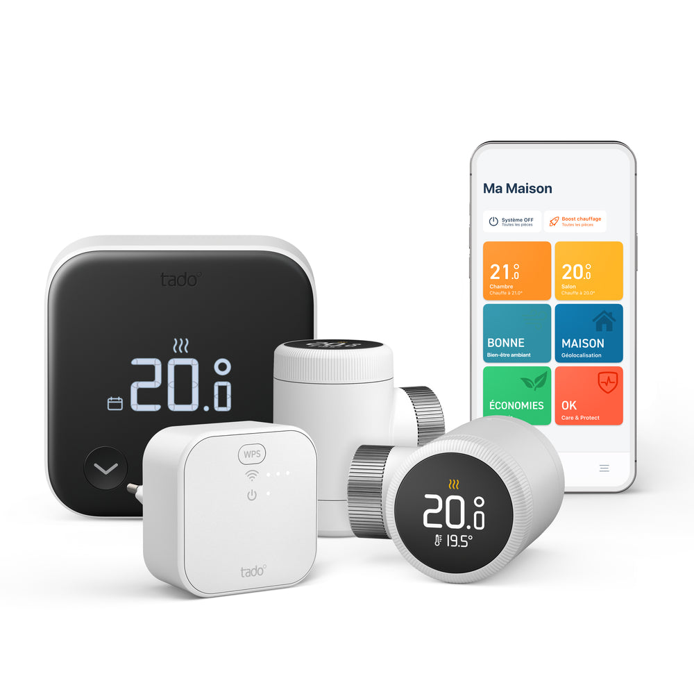 Thermostat Intelligent X - Kit de Démarrage Multiroom - tado°