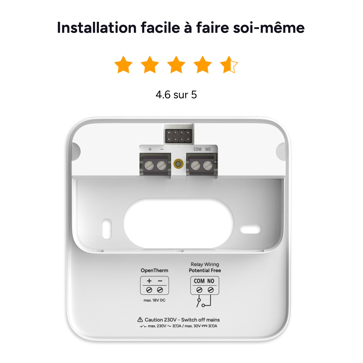 Installation facile guidée par l’application tado°