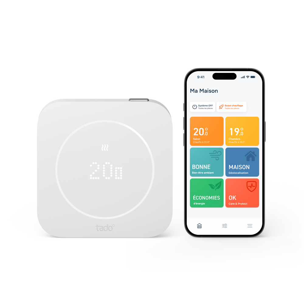 Thermostat intelligent filaire X (2e gén.) avec l’application tado°