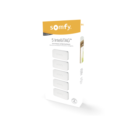 IntelliTAG - Pack de 5 détecteurs d'ouverture  - compatible Home Alarm - Somfy