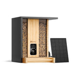 Mangeoire à oiseaux en bambou connectée avec caméra IA et panneau solaire Birdfy – Birdfy