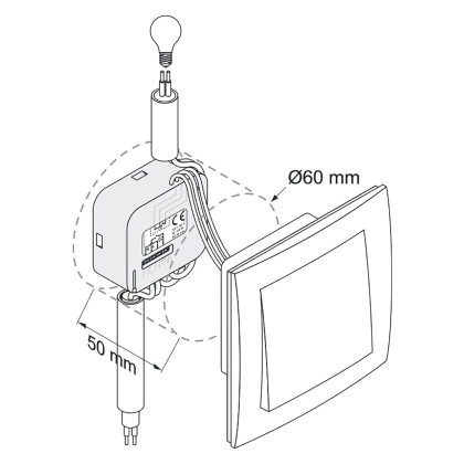 Micro-récepteur pour éclairage RTS
