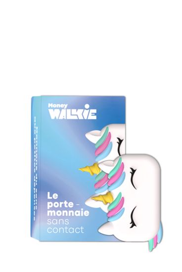Walkie Licorne - Porte monnaie sans contact - Money Walkie