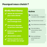 Nichoir connecté Ebony avec caméra IA Birdfy – Birdfy