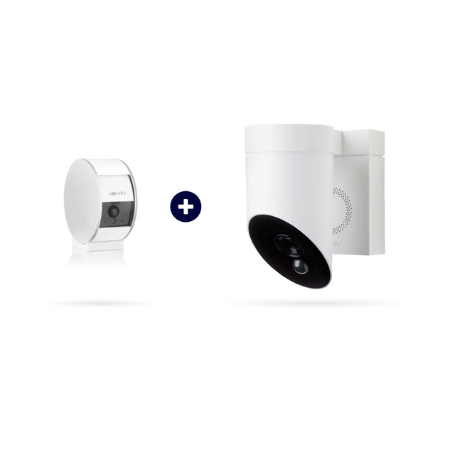 Pack caméras Somfy : Indoor Camera + Outdoor Camera 2