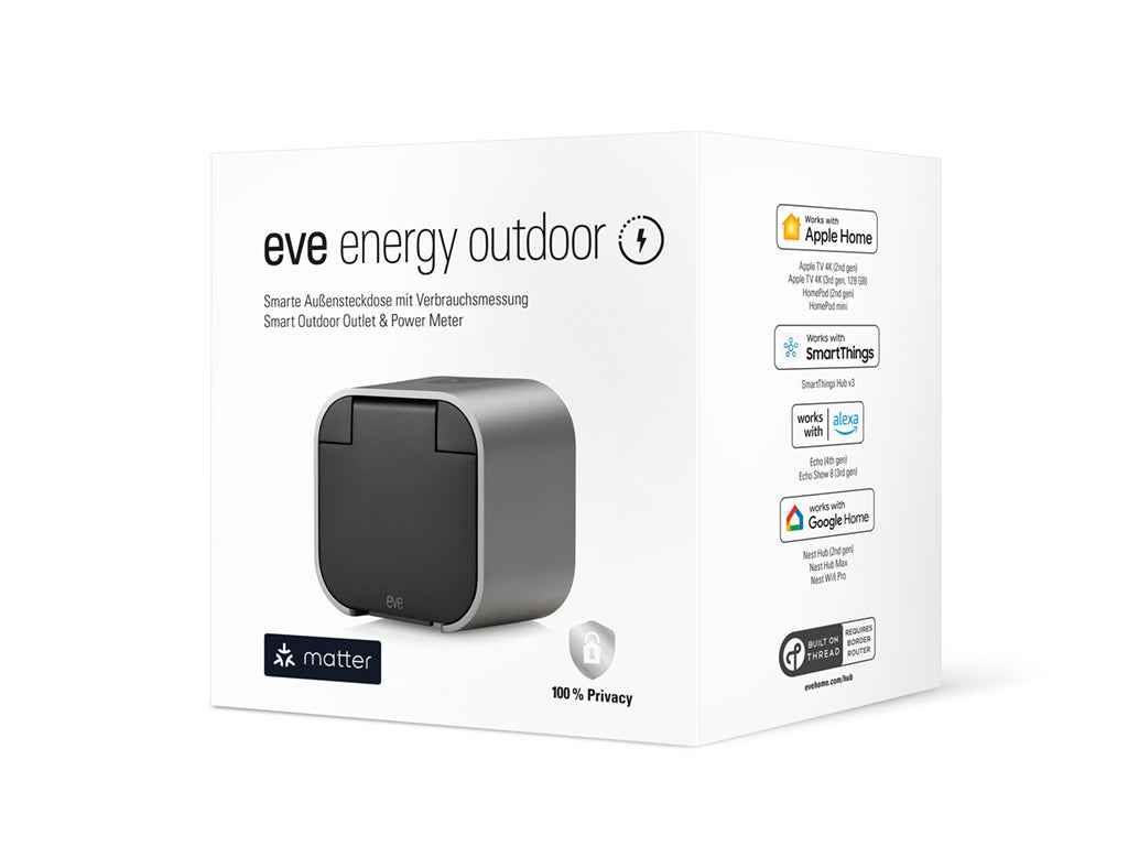 Prise extérieure intelligente avec mesure de consommation Eve Energy Outdoor - Eve
