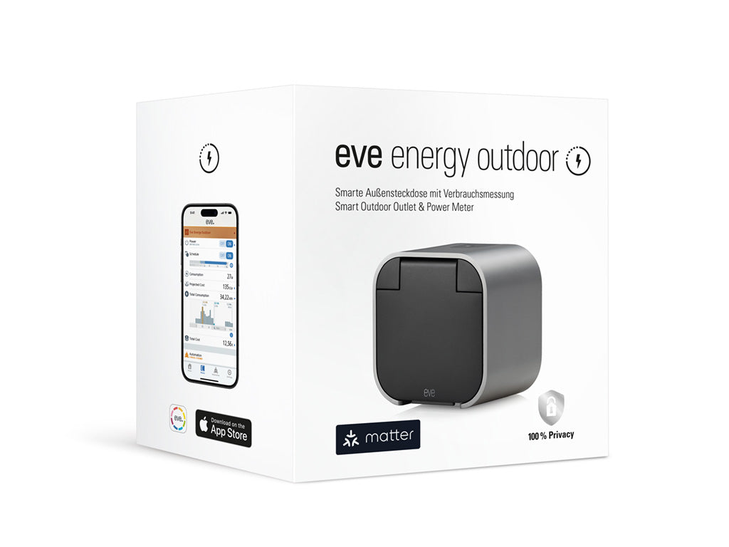 Prise extérieure intelligente avec mesure de consommation Eve Energy Outdoor - Eve