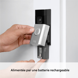 Sonnette vidéo Plus sans fil Battery Video Doorbell Plus - Blanc - Ring