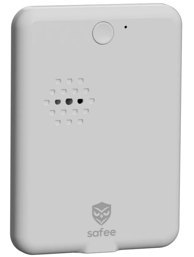 Panic button Safee – bouton d'alerte SOS aimanté, sirène 105 dB