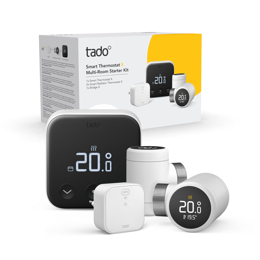Thermostat Intelligent X - Kit de Démarrage Multiroom - tado°