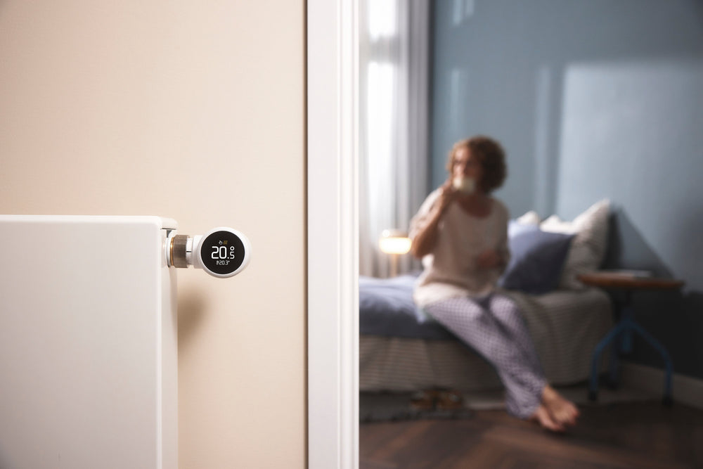 Tête thermostatique intelligente X dans une chambre – tado°