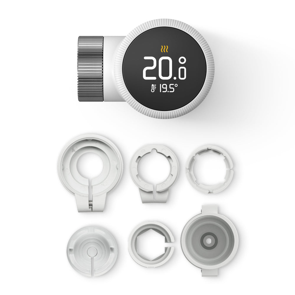Contenu de la boîte – Tête thermostatique intelligente X – tado°