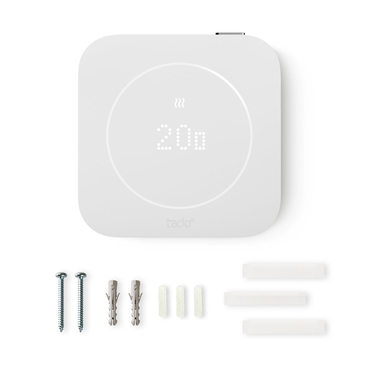 Contenu de la boîte – Thermostat intelligent filaire X (2e gén.) – tado°