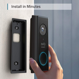 Sonnette vidéo connectée sur batterie ou filaire